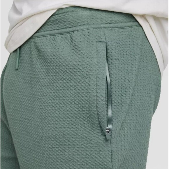 Men's Textured Fleece Joggers - All in Motion Dark Green XXL - Picture 3 of 6